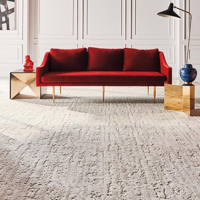 Living Room Pattern Carpet - Howard Young Flooring in Milton, FL